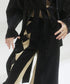 Cutout Diamond Mesh Blouse